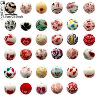 Silikono karoliukai rinkinys, Valentines Day Series Silicone Beads 10