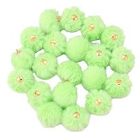 Kailio pomponai,  Light Green (20pcs)