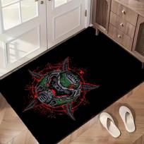 Doom (1) Biuro kilimai, tinkami svetainėms, miegamiesiems, biurams ir virtuvėms, dovana moderniam namų dekorui 40cmx60cm gray