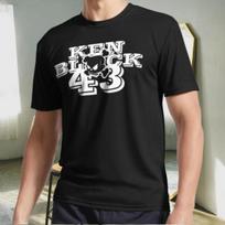 Men's and Women's T-shirts ken block 43,ken block 43 XXL black