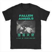 Fallen Angels Wong Kar Wai Mens T Shirt Funny Tee Shirt Short Sleeve Crewneck L gray
