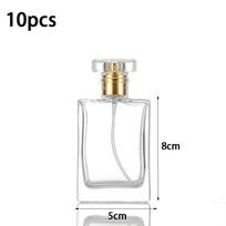 10 vnt. 30/50 ml kvepalų buteliukai, auksiniai, sidabriniai, tušti buteliukai, purškikliai, nešiojami kvepalų dozatoriai A9