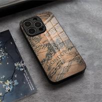 Filmo Žiedų Valdovai Telefono dėklas IPhone 17 Air 16 E Pro Max 15 14 13 Mini 12 Pro 11 Max Plus Juodas Stiklinis Dangtelis iPhone 16 Pro Max