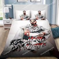 Anuel Aa Real Hasta La Muerte Bedding Set Boys Girls Twin Queen Size Duvet Cover Pillowcase Bed Kids Adult Home Textileextile EU Single 135*200cm/53x79in 3pcs