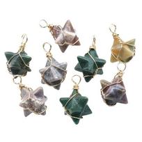 Pakabukas Merkaba,  Indijos agatas (vienas)