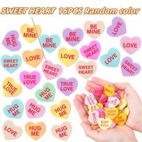 Pakabukas širdelė, SWEET HEART 16pcs random colors
