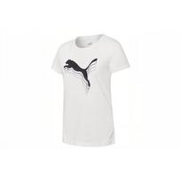 Puma Casual Round Neck Sports T-Shirt Women Tops White 845612-57 M
