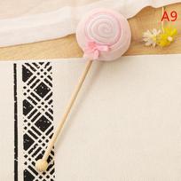 Cute Cartoon Massage Hammer Hitting Hammer Stick Handheld Plush Small Hammer For Neck Shoulder Meridians Legs Back Massage A9 beige