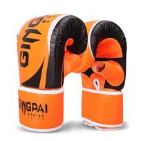 Professional Boxing Gloves Punching Bag Training Breathable PU Adult Kids Muay Thai MMA Combat Sports Orange Boxing Gloves for Punching Bag Training black