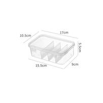 Transparent Data Cable Organizer Case Classification Dustproof Card Organizer With Lid Clutter Collection Box For Office Home S white
