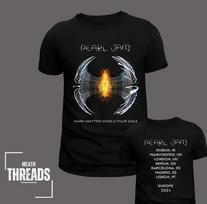 Rock Tour T-Shirt Europe 2024 - Dark Matter Tour 2024 T-Shirt Double Sided XXXL black