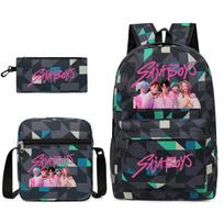 Kpop Demon Hunters Childrens Backpack With Breathable Oxford Fabric For School And Casual Use Style24 black