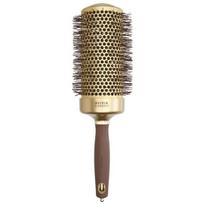 Apvalus džiovinimo šepetys OLIVIA GARDEN EXPERT BLOWOUT SPEED Wavy Bristles Gold&Brown 65