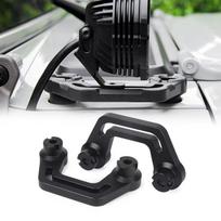 2PCS Light Mounting Brackets for 2018- Jeep Wrangler JL/JLU    Gladiator JT A-Pillar Windshield Aluminum juoda