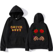 Eladio Carrion Sauce Boyz Monarca Grafinis Anime Hoodies Mados Manga Megztiniai Vyriški / Moteriški Drabužiai Vilna High Street Gatvės apranga M black