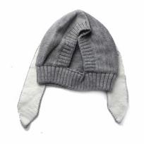 Soft Material Rabbit Beanie Long Floppy Ear Earflap Cap Comfortable Toddler Beanie  Winter Warmth pilka
