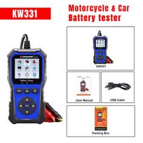 2026 KONNWEI KW331 Upgrade Car Battery Tester for 6V 12V 24V 100-2000CCA SOH SOC State of Health Cranking Charging Analyzer Tool
