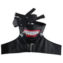 Kaneki Ken Kaukė Cosplay Rekvizitas Vyrams Moterims Helovino Šventė 3D Kaukės Anime Aksesuarai black