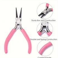 Papuošalų replės, komplektas, 3pcs Pink Pliers