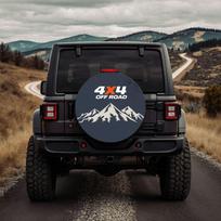 4x4 Off Road Mountain Spare Tire Cover Durable Waterproof Wheel Protector for SUV 15inch
