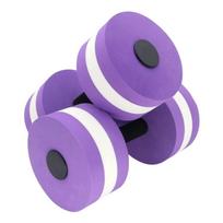 2Pcs Aquatic Exercise Dumbells Water Aerobic Exercise Foam Dumbbell for Water Aerobics Fitness and Pool Exercises