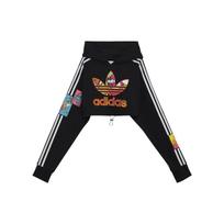 Jeremy Scott Women'ss Cropped Hoodie Black (Unisex) Sweatshirts H53361 32 gray