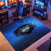 1pc World of Warcraft Entrance Mat, Non-Slip Mat Area Rug,Room Decor, Outdoor Decor, Kitchen Rug,Doormat - Machine Washable, Easy to Clean 40cmx60cm blue