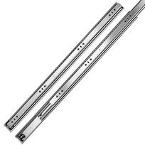 Heavy Duty Drawer Slides, 85 cm 120.2 kg Load Side Mount Rails, for Cabinets, Kitchen, Workbench, RV, 3-Fold Full Extension Ball Bearing Rails, Carbon