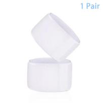 1Pair Soccer Shin Guard Stay Fixed Bandage Tape Fastener Adjustable Elastic Shinguard Fixing Strap Soccer Football Leg Shin Pads 1 balta