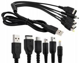 Žaidimų konsolė 5in1 Usb įkrovimo laidas Gba Sp, Psp, 3ds, Wii U