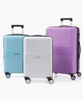 TRACKER New The Day 20-Inch And 24-Inch Carry-On Suitcase 3 Colors 20-inch white