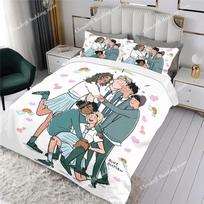 Heartstopper Bedding Set Movie Bedding sets Duvet Cover Anime Bedroom Bedclothes Pillowcases026 EU Single 135x200cm