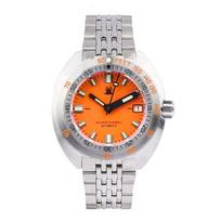 Tactical Frog Sub 300T NH35 Automatic Diver Watch 200M Waterproof Mechanical Watch AR Sapphire C3 Stainless Steel Mens Watch orange