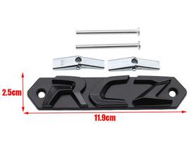1pcs 3D RCZ metal Car Front grill logo Car front hood Emblem Car Front emblem styling Accessories For Peugeot Front grill emblem&For Peugeot