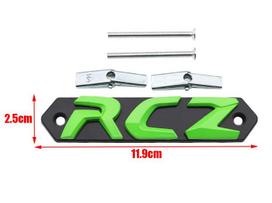 1pcs 3D RCZ metal Car Front grill logo Car front hood Emblem Car Front emblem styling Accessories For Peugeot Front grill emblem&For Peugeot