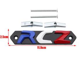 1pcs 3D RCZ metal Car Front grill logo Car front hood Emblem Car Front emblem styling Accessories For Peugeot Front grill emblem&For Peugeot