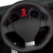 Car Steering Wheel Cover For Volkswagen Golf 5 Mk5 GTI VW Golf 5 R32 Passat R GT 2005 DIY Microfiber Leather Car Accessories Gray Rhread