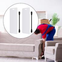 2 Pieces Appliance Sliders with Pull Strap Furniture Moving Slides Reusable Foldable Long Large
