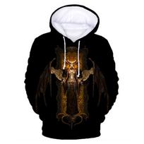 Newest Diablo 4 Hoodies Game 3D Print Streetwear Men Women Casual Fashion Sweatshirts Oversized Hoodie Kids Tracksuits Clothing M žalia
