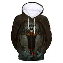 Newest Diablo 4 Hoodies Game 3D Print Streetwear Men Women Casual Fashion Sweatshirts Oversized Hoodie Kids Tracksuits Clothing 4XL pilka