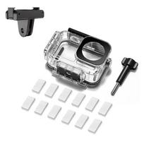 Waterproof Diving Case for DJI OSMO Action 5 Pro 4 3 Underwater Protective Housing Shell with 1/4 Screw Mount Anti-Fog Inserts For Action 5 Pro 4 3
