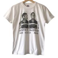 Steve Mc Queen Mugshot Unisex T-Shirt S-5XL L gray