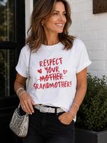 Harry Styles Inspired T-Shirt - Respect Your Grandmother S brown