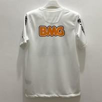 Vintage Santos FC 2012-2013 Neymar 11 Fan Edition Soccer Jersey Mens Bamboo Fiber Short Sleeve L Height 175-180cm gray