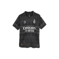 PUMA PLEASURES AC Milan Retro Soccer Jerseys Player Edition Men's Black (Unisex) Soccer Jerseys 776066 01 S