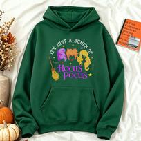Funny Retro Hocus Pocus Hoodie Witch Sisters Sweatshirt Autumn Long Sleeve Pullover Spooky Season Men Women Long Sleeves 6XL black