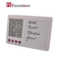 Digital Kitchen Timer Large LCD 4 Channel Digital Timer Kitchen Timer Count Down Up Timer Tablets KT002 White Button3 balta
