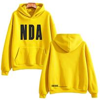 Trippie Redd NDA Puff Hoodie 2026  Album Graphic Sweatshirt Unisex Long Sleeve Top Hip Hop Rapper Fan Streetwear Casual Pullover 2XL geltona