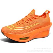 Low-top soft-soled cushioning high-elastic sports running shoes outdoor racing versatile running shoes 44 oranžinė