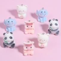 Pakabukas 3D dervos,  2pcs Panda